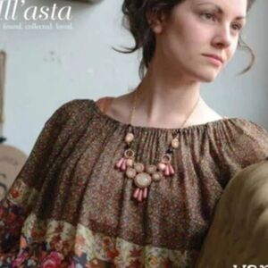 Anthropologie Fei Silk Floral Print Sheer Blouse